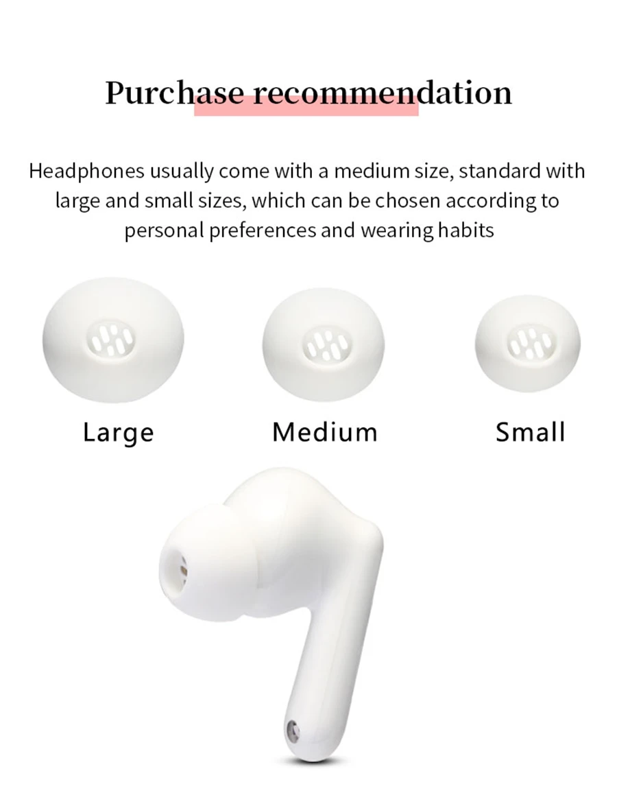 6Pcs Silicone Ear Tips for OPPO ENCO Air4 Pro True Wireless Earbuds Eartips AIR 4 Pro TWS Tips headphones Earplugs