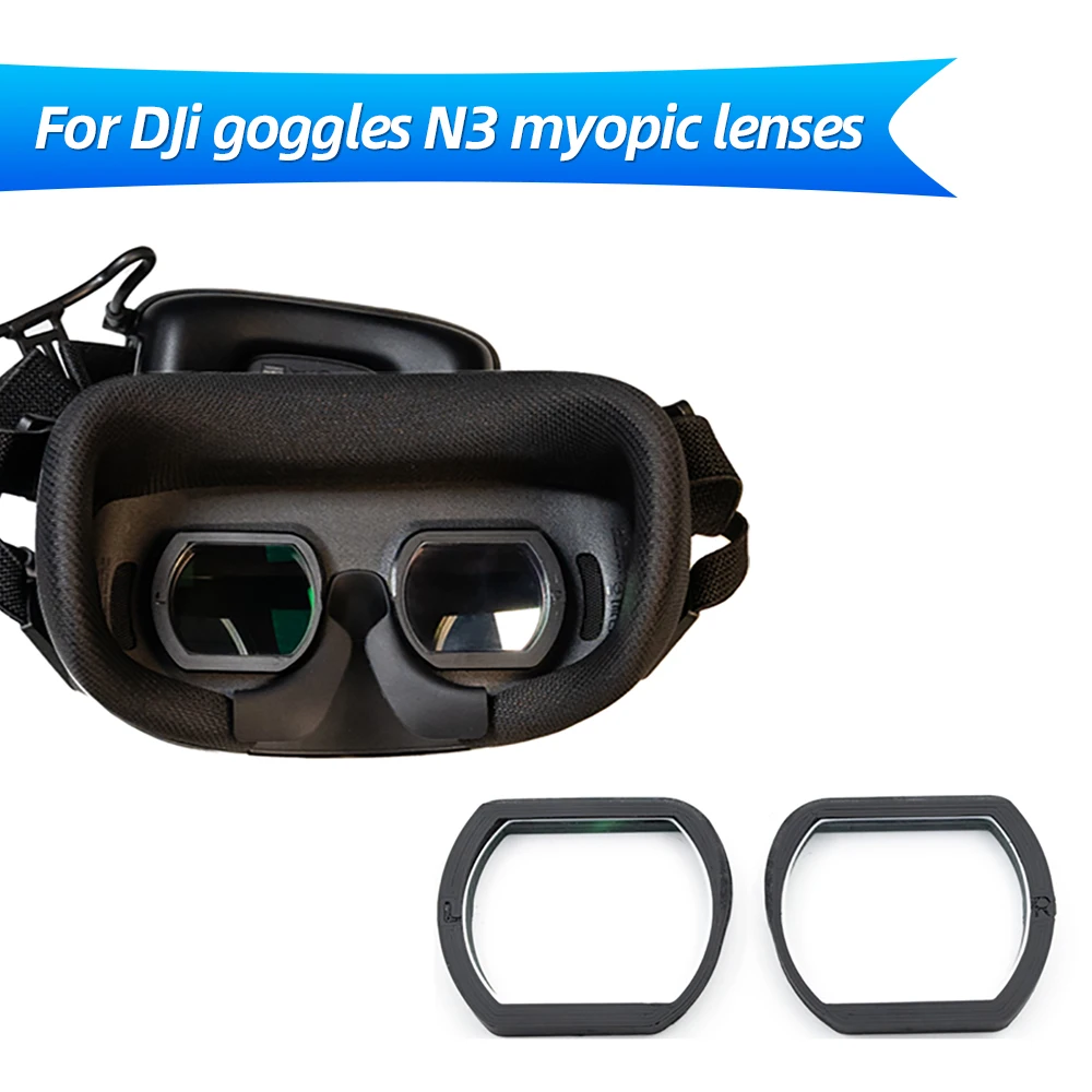 Lunettes FPV personnalisées pour DJI N3 - Correction myopie astigmatisme presbytie
