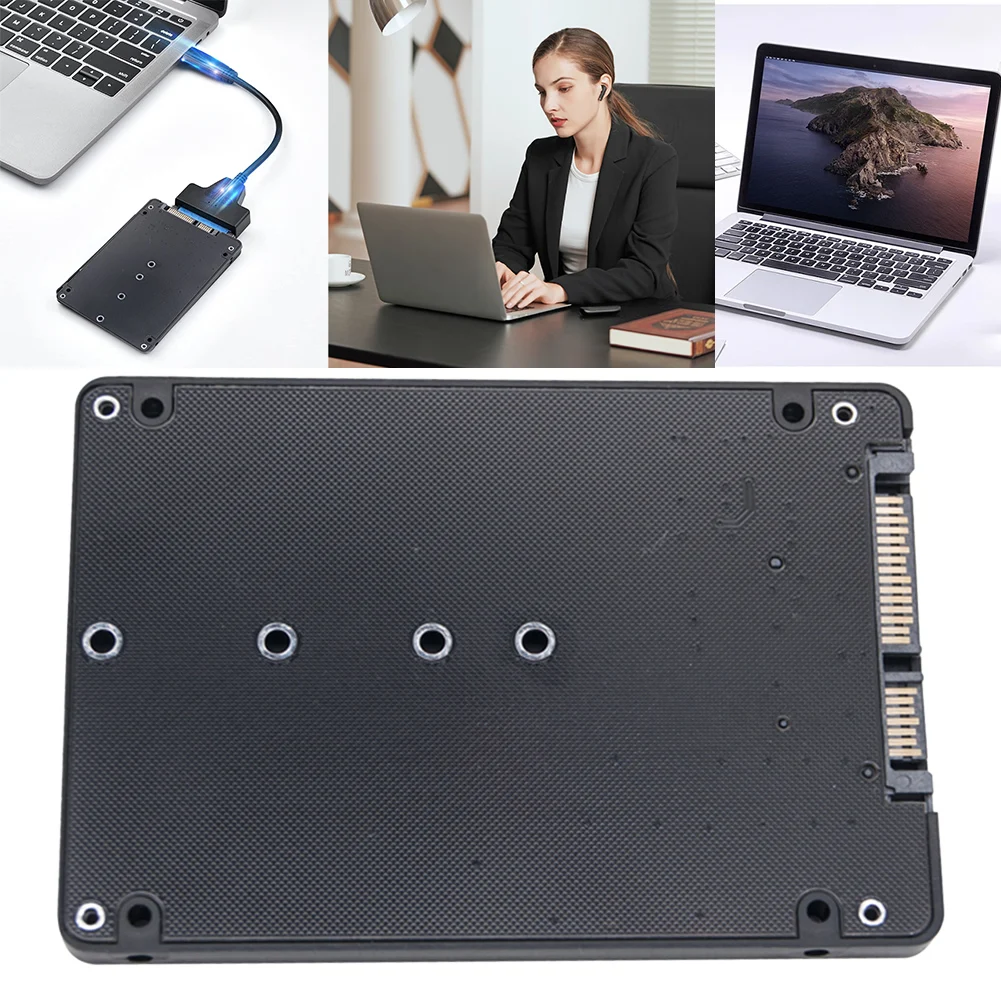 PC용 M.2 NGFF SSD-SATA3 외장 하드 드라이브 박스, M.2 SSD 어댑터 이중 사용, M.2 NGFF-SATA3.0 어댑터 카드, 6Gbps