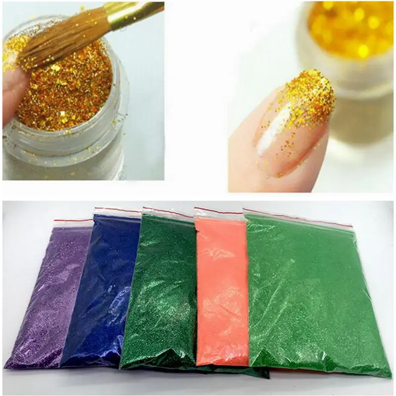 500g 다이아몬드 플래시 글리터 안료 파우더 - DIY 쥬얼리 매니큐어 네일 아트 장식을 위한 화장품 아이 섀도우 글리터