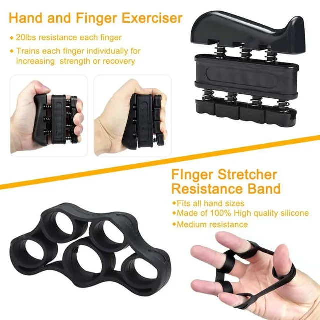 5-60kg Adjustable Hand Grip Strength Strengthener Trainer Full Set With Counter Wrist Forearm And Hand Exerciser For Muscle 5
