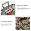 Sugar Skull Suitcase Cover Halloween Style Cool Travel Flight Practical Luggage Accesories Protector 4