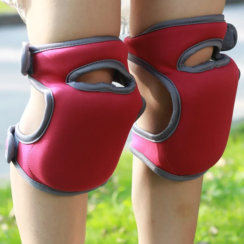 1 Pair Outdoor Weeding Kneeling Gardening Knee Pads Elastic Protection Knee Pads Household Waterproof and Thickened Sponge