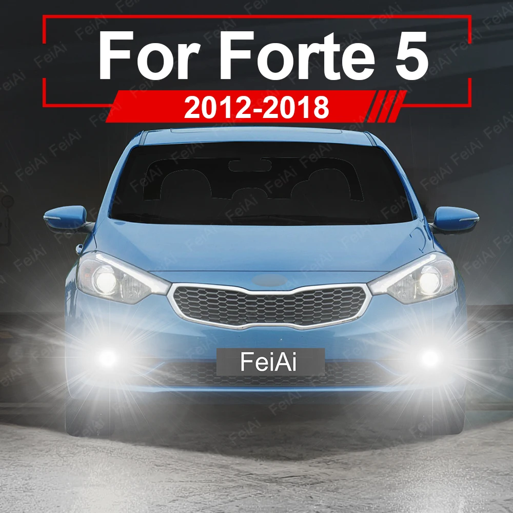 기아 포르테 5 LED 전면 안개등 전구 2012 2013 2014 2015 2016 2017 2018 포르테5 액세서리 초고휘도 LED 안개등 전구
