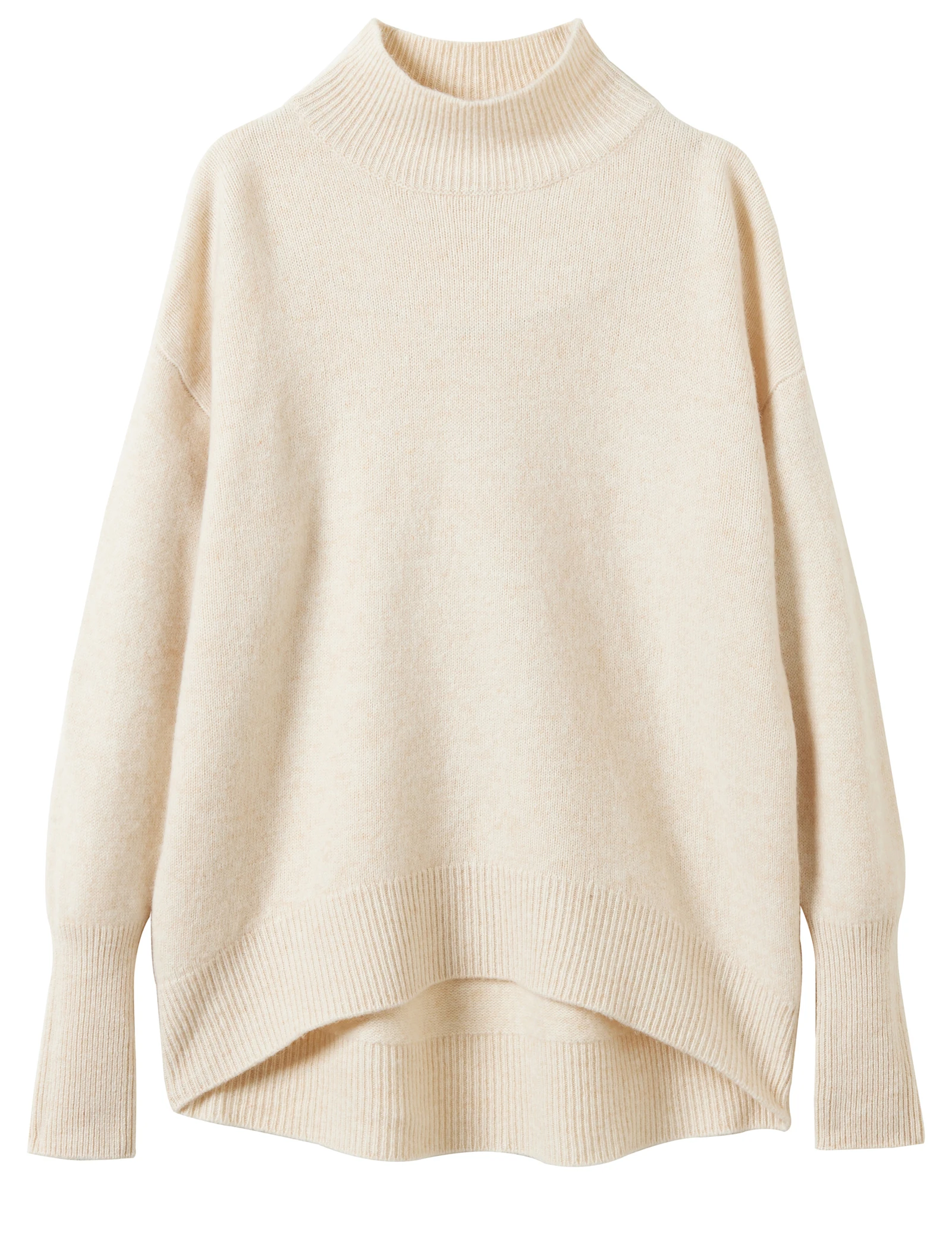 Wollen Trui Dames Witte Trui Oversized Wol Witte Trui Vrouwen Trui