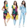 [You're My Secret] Cosplay Anime Nightmare Sally Costumes Christmas Carnival Fancy Party Matching Dress Up Set Bodysuits Female