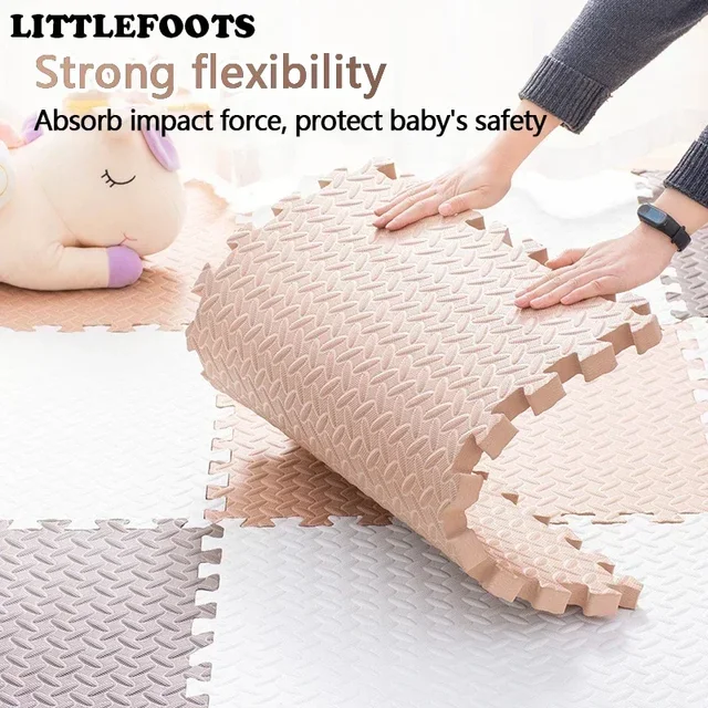 4-16PCS Interlocking Baby Play Mat Thick Soft Carpet Floor Mat Children Room Activities Mat For Baby Kids Carpet Mats Foam Rug 3