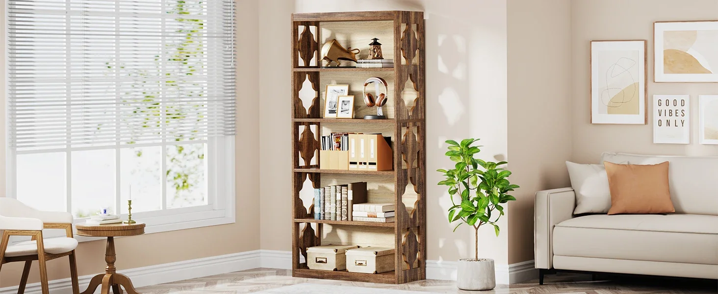 tribesigns bookcase