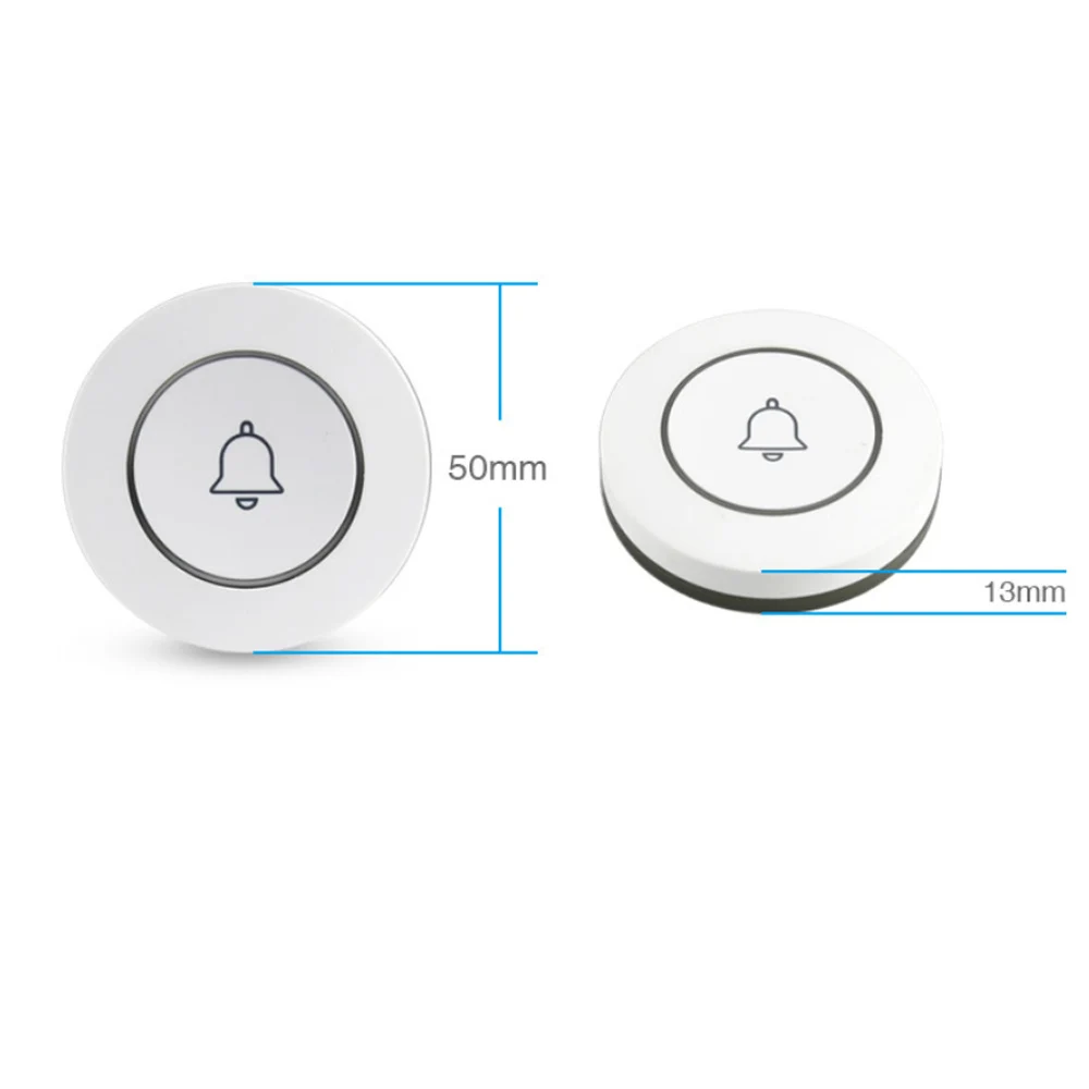 Wofea New One Key Emergency SOS Button Alarm Button Wireless Panic Door Bell For Alarm System