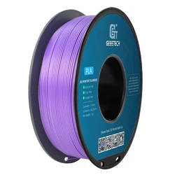Premium Silk PLA Filament - 1kg Roll, 1.75mm, Multiple Colors, Fast Shipping (Purple)
