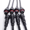 5/20Pcs M16 Waterproof 2 3 4 5 Pin IP65 Cable Wire Plug for LED Strips Male and Female Jack 22mm nut Connector 20CM OD 6mm 2