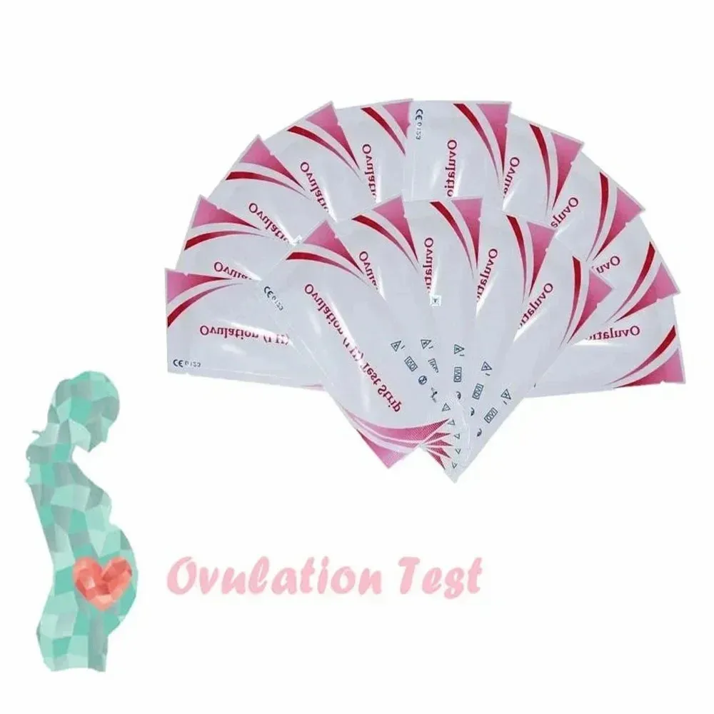 20Pcs Women LH Ovulation Test Strips Over 99% Accuracy Quick Response Fertility Ovulation Tests Strips Home Urine Measuring Kits 1
