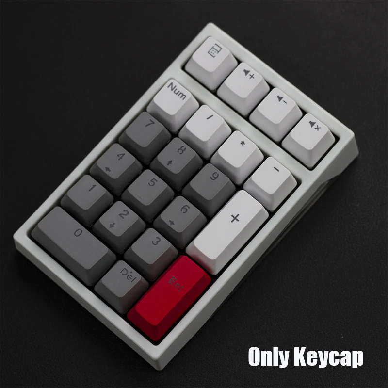 Numpad21KeyPBTKeycapMechanicalKeyboardOEMProfileBacklitRGB