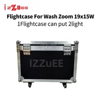 No Tax 2PCS Flightcase For Wash Zoom 19x15W RGBW Moving Head Light Rockcase LED Zoom Wash 19X15W Lyre Wash Beam Spot Only Case 2