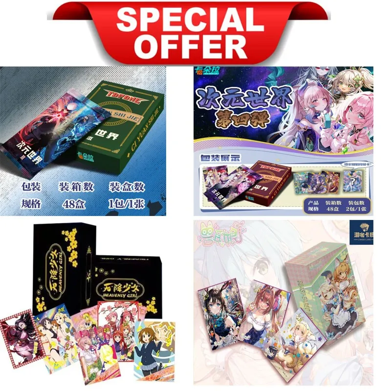 

Goddess Story Cards Fashionable card Animal Ear Girl TCG Waifu Booster Box Tcg Toys And Hobbies Gift