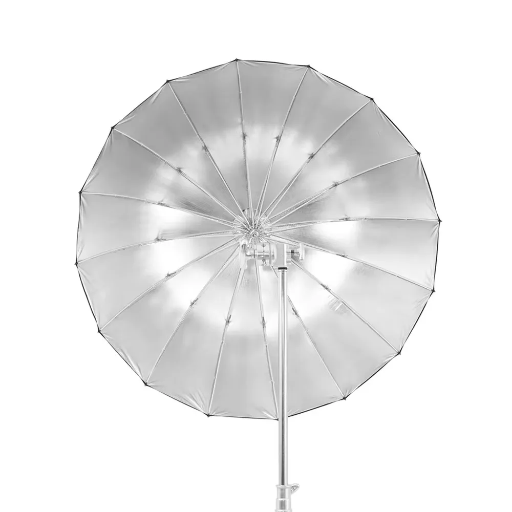 고독스 UB-105S 41인치 105cm 파라볼릭 블랙 반사 우산 스튜디오 조명 우산 (블랙 실버 디퓨저 커버 천 포함)