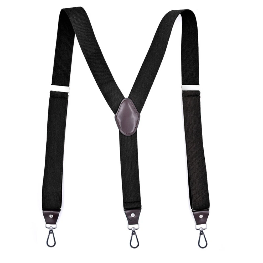 

Hook Buckle Fashion Suspenders Stretchy Wide Elastic Men Pliers Women Braces