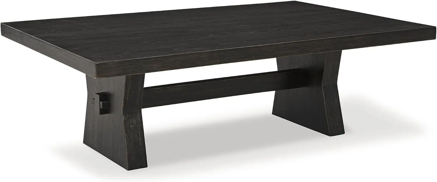 

Signature Design by Ashley Galliden Coffee Table, 54" W x 36" D x 18" H, Black