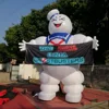 10ft-26ft Tall Giant Inflatable Stay Puft Marshmallow Man With LED Lights Halloween Ghostbusters Model For Outdoor Decor 5