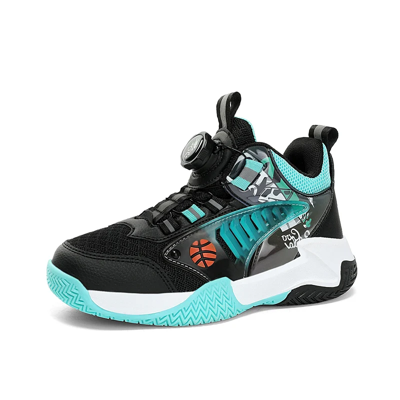

Children Basketball Shoes for Boys Girls Sneakers Breathable Mesh Student Sports Shoes Soft Sole Anti Slip Kids Shoes Size 31-40