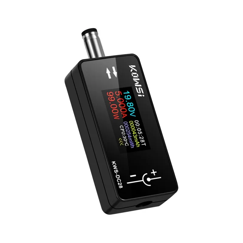 KWS-DC28 전압계 전류계 전력계 0.96 인치 TFT 고화질 디지털 디스플레이 DC 전압 표시기 테스터 전기 도구