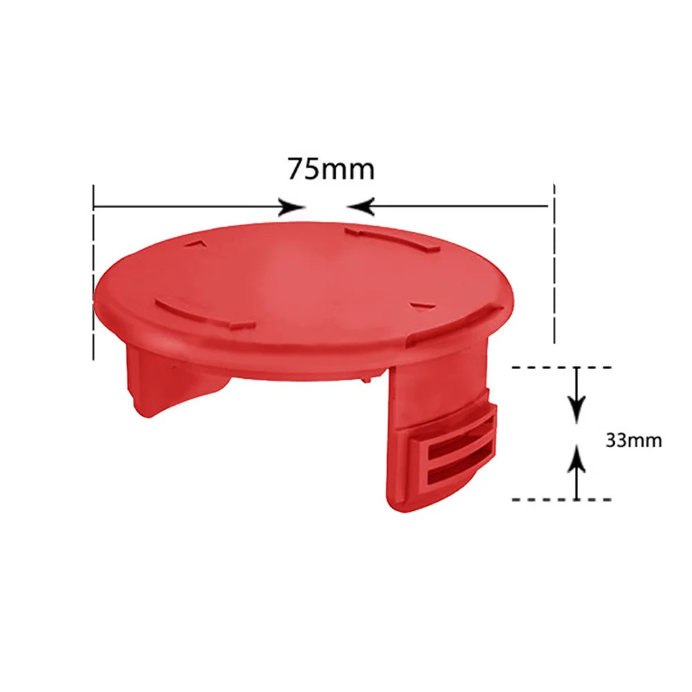 1pc Plastic Spool Line Spool Cap Cover For Einhell Lawn Trimmer GE-CT 18/28 Li /18/28 Li TC 75*33mm String Trimmer Accessories