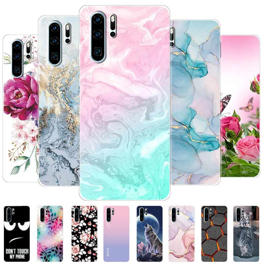 Custodia Per Huawei P30 Lite Cover P30 Lite Clear Cute Soft Silicone Phone Back Fundas Per Huawei P30 Custodia Paraurti Per Huawei P30 Pro