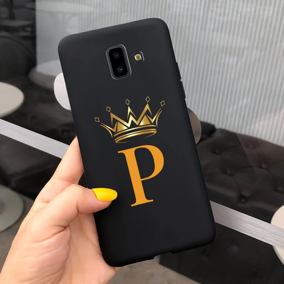 Adorable Alphabet Soft Silicone Bumper Phone Cover