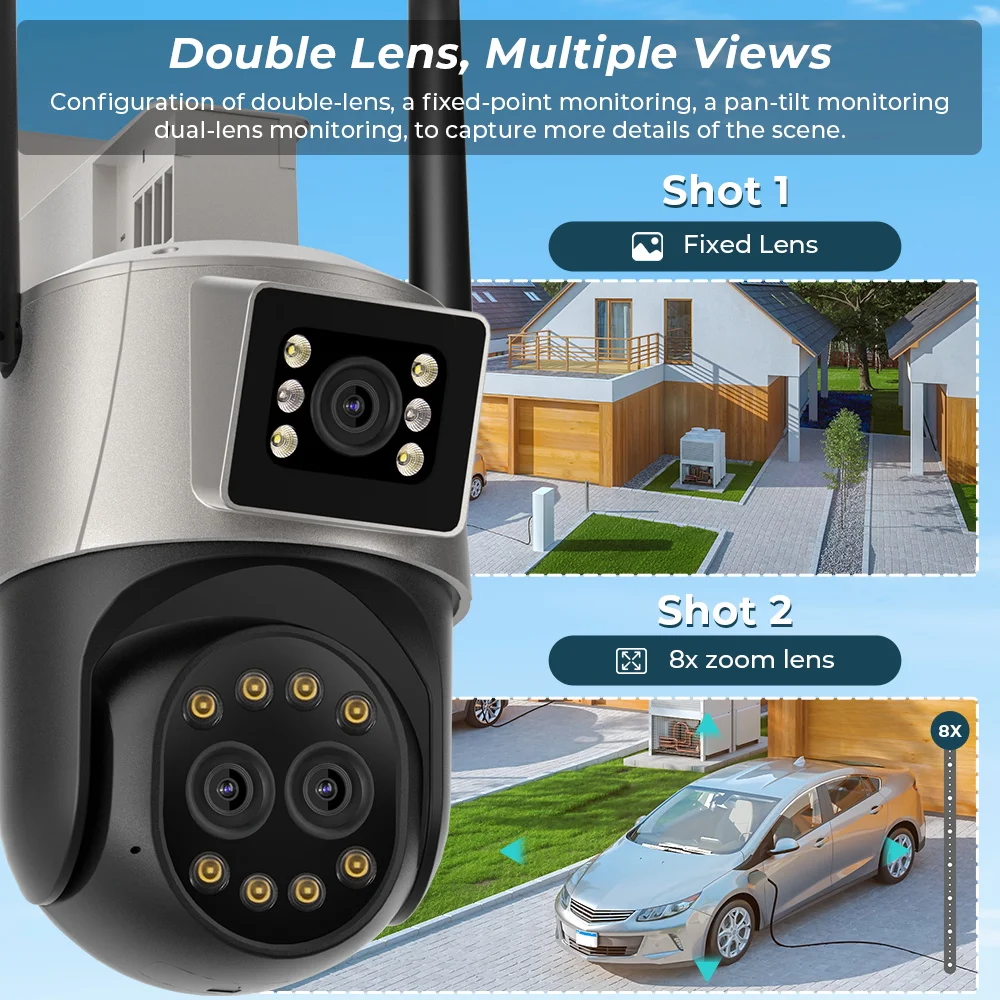 9MP WiFi Camera Outdoor Three Lens Dual Screen 8X Zoom Security Camera 4.5K 8MP Video Surveillance PTZ ICsee Alexa NVR Bluetooth 11 S1c0def0d73e44dcdabe96b6cb8e5b3c7Q 9MP WiFi Camera Outdoor Three Lens Dual Screen 8X Zoom Security Camera 4.5K 8MP Video Surveillance PTZ ICsee Alexa NVR Bluetooth