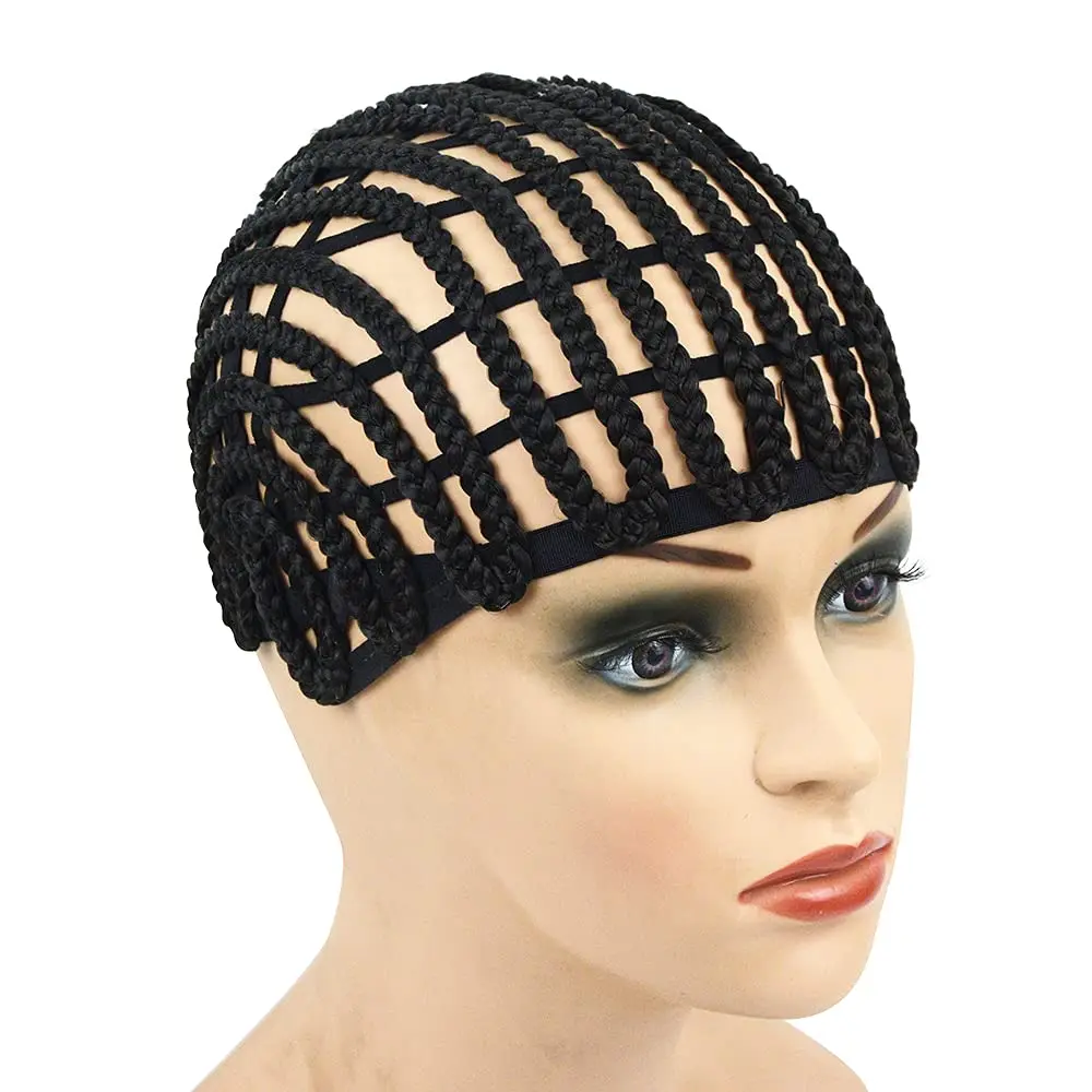 Wig Caps 1 piece braided wig caps for making crochet wig caps cornrows cap for easier sew in making wigs
