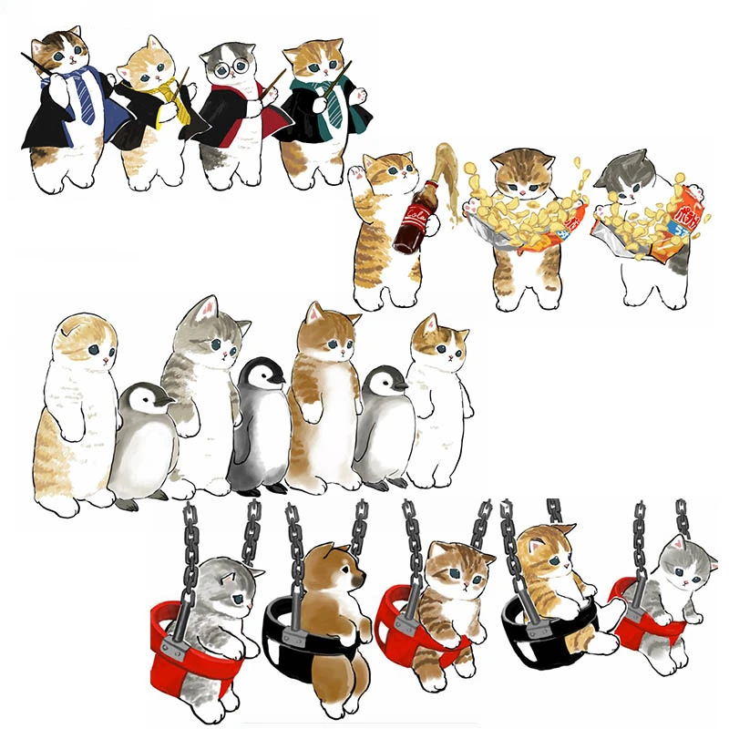 Adesivi Per Gatti Su Auto Lucky Cat Persiano Cat Kitty Moto Frigo Casco Laptop Skateboard Mug Decalcomania