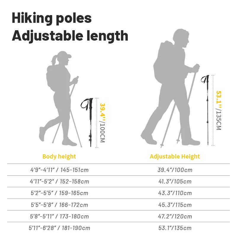 Naturehike ST03 Snow Pro Trekking Poles 4