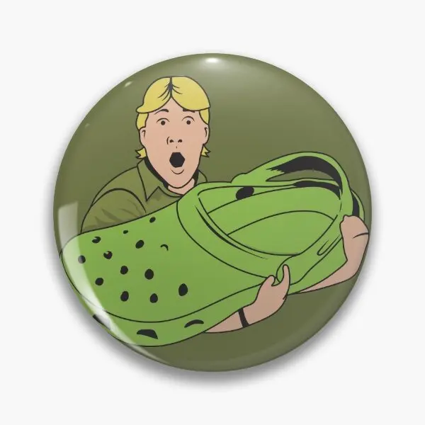 

Croccy Soft Button Pin Hat Collar Gift Creative Lover Cute Cartoon Brooch Metal Clothes Fashion Women Decor Badge Funny Jewelry
