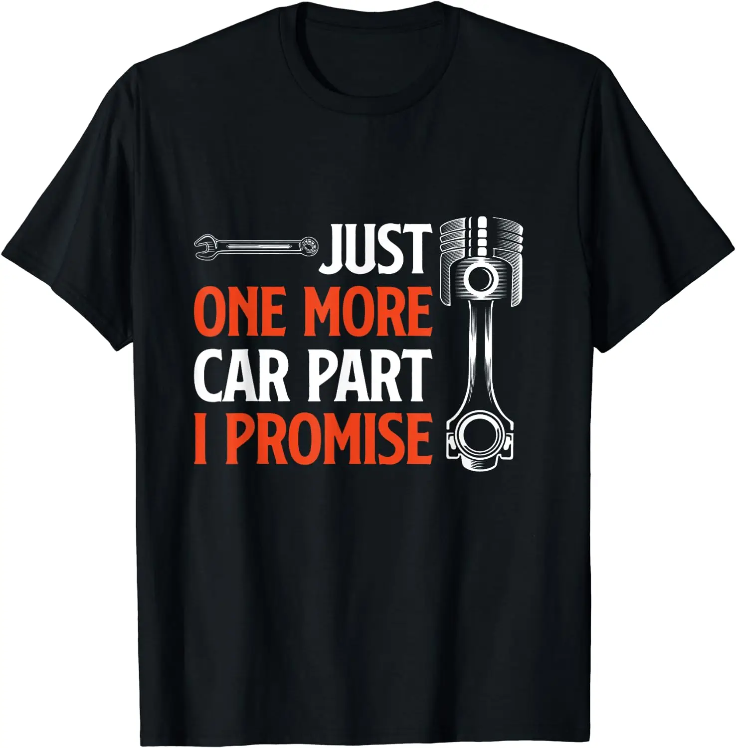 

Просто еще одна деталь автомобиля, я обещаю, что подарок любителю автомобиля, мужская и женская хлопковая футболка с коротким рукавом