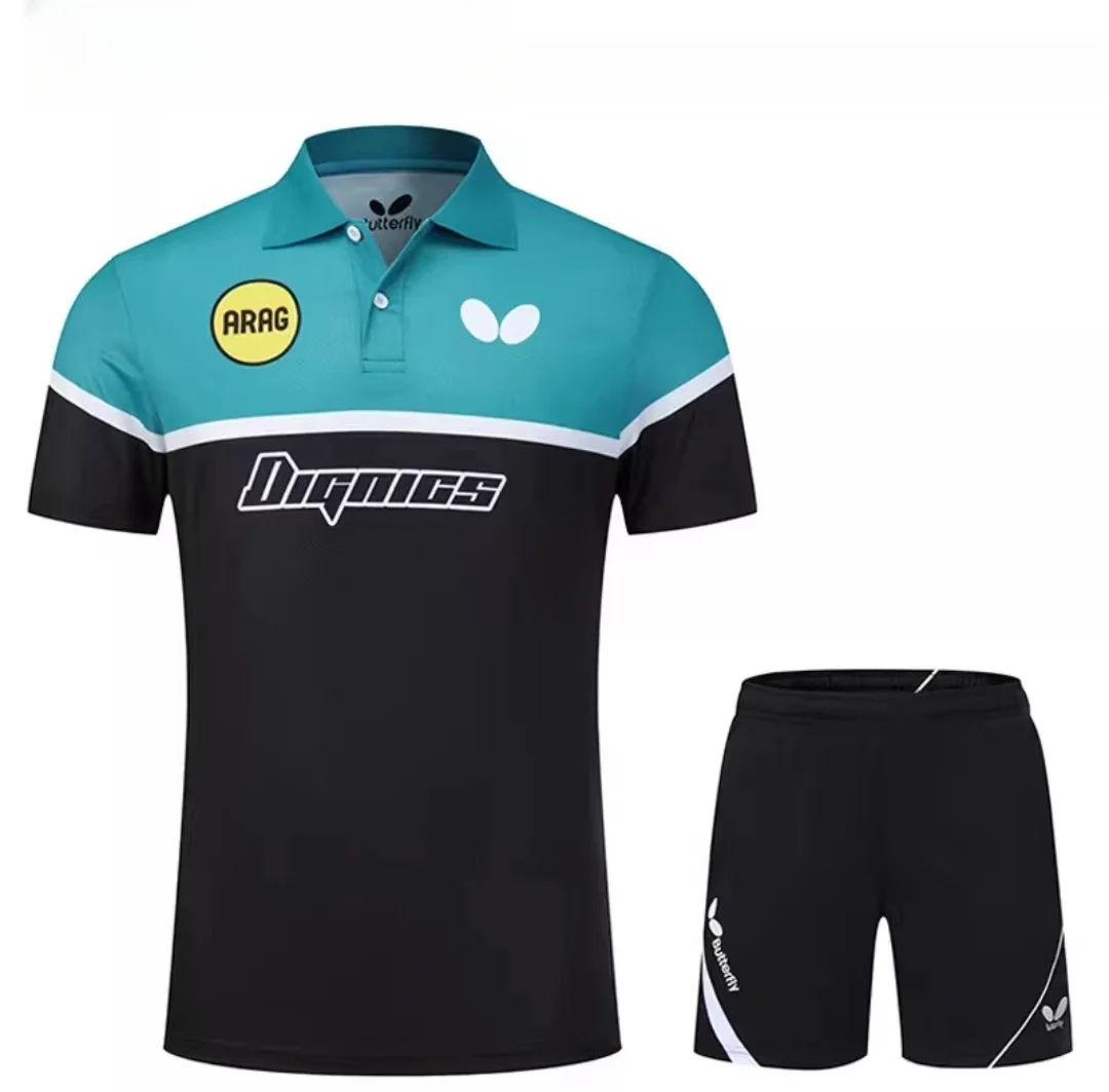 

Футболка и шорты для настольного тенниса с V-образным вырезом