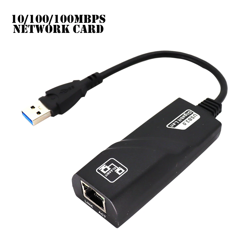 Adaptateur Ethernet USB vers Rj45 Lan 1000 mb/s, carte réseau filaire pour  ordinateur portable - AliExpress