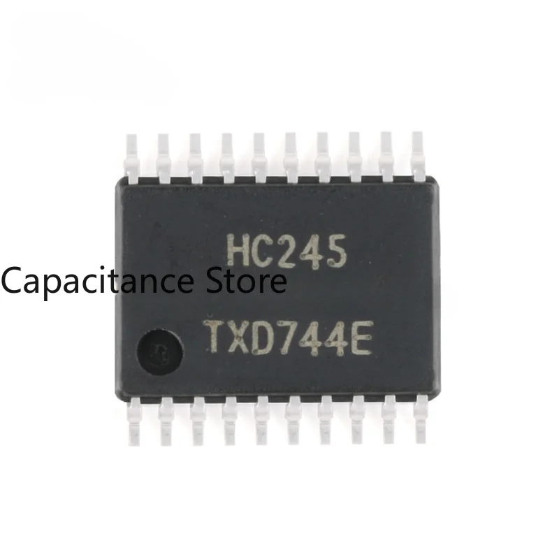

10PCS Original Genuine 74HC245PW, 118 TSSOP-20 Three State Output Eight Way Bus Transceiver Chip