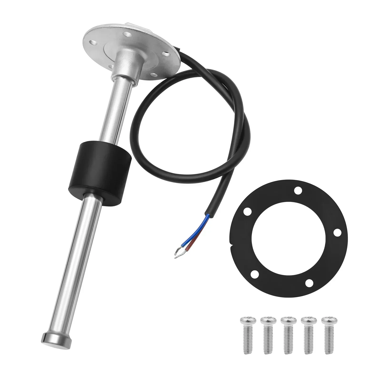 0-190 ohm Fuel Float Sensor 125/175/225/250/275/500mm Water Level Sensor Oil Tan