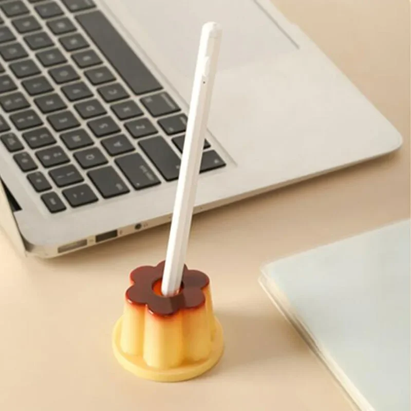 Pen Holder Creative Pudding 1PC
