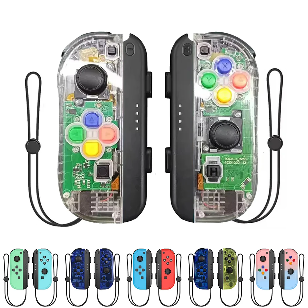 Joy Pad Joycons Gamepad For Nintendo Switch Bluetooth Wireless Controller Joystick With Trubo Video Game Consoles_voghion.com