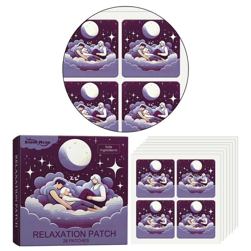 Sleep Assistance Stickers 28 Patches Sleep Plasters for Man and Woman Sleep Assistance Gifts Improved Set 5