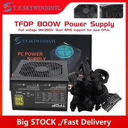 800W ATX Fully Modular watt power supply 800W PC Gaming PSU 24PIN ATX Black 800W Power Supplies
