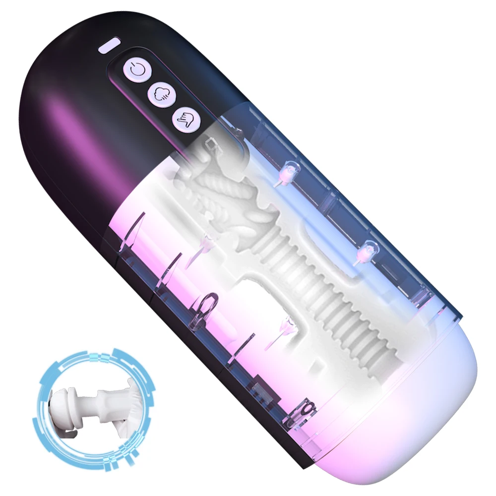 Automatic Sucking Masturbator For Men Blowjob Vibrator Cup_voghion.com