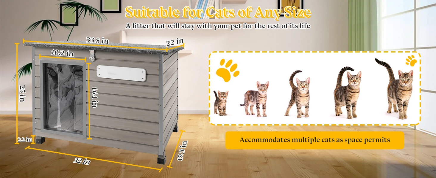 Suitable for cats of Any Size
