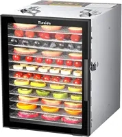 12 Stainless Steel Trays, Dehydrators For Jerky, Fruit, Pet Treats, Vegetables 1