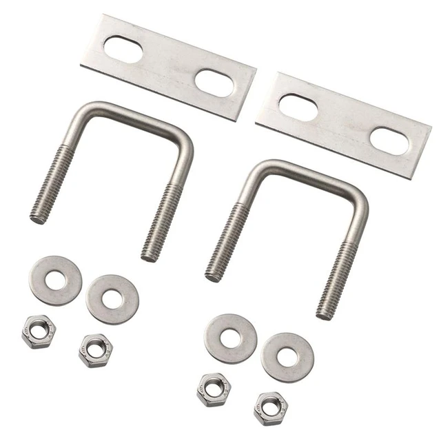 1PCS M6 M8 M10 M12 304 Edelstahl Clamp U Bolzen U-förmigen Schraube U-förmigen  Schnalle bolzen U-förmigen Rohr Clamp Schraube Bolzen Verschluss -  AliExpress