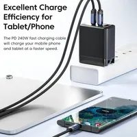 Toocki 240W USB C to USB Type C Cable 48V 5A PD3.1 Super Fast Charging for iPhone 15 ProMax Samsung S23 MacBook Hauwei Xiaomi - Image 3