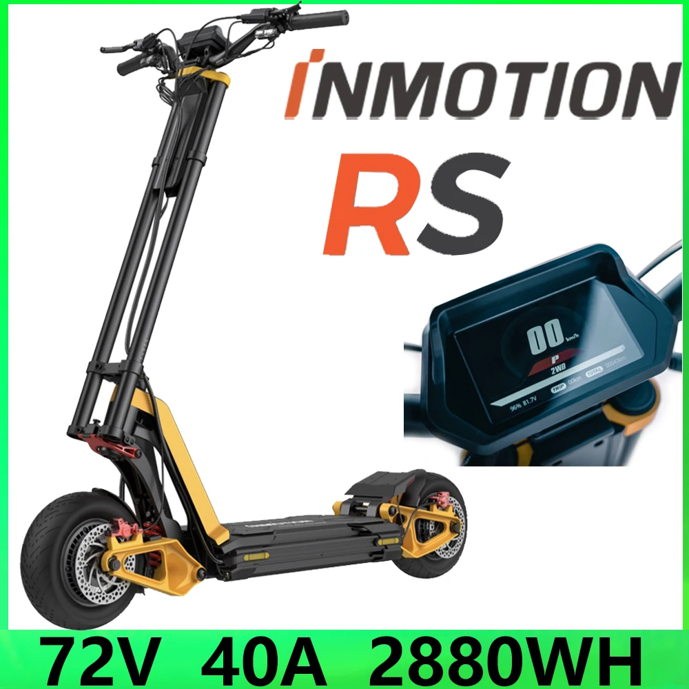 INMOTION RS Electric Scooter 20S8P 72V 40A 2880Wh Transforming E
