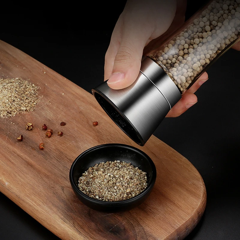 Salt and Pepper Mill Wood Pepper Shakers with Strong Adjustable Ceramic Grinder with spare Ceramic Rotor kitchen Cooking Tools salt and pepper grinder,pepper grinder