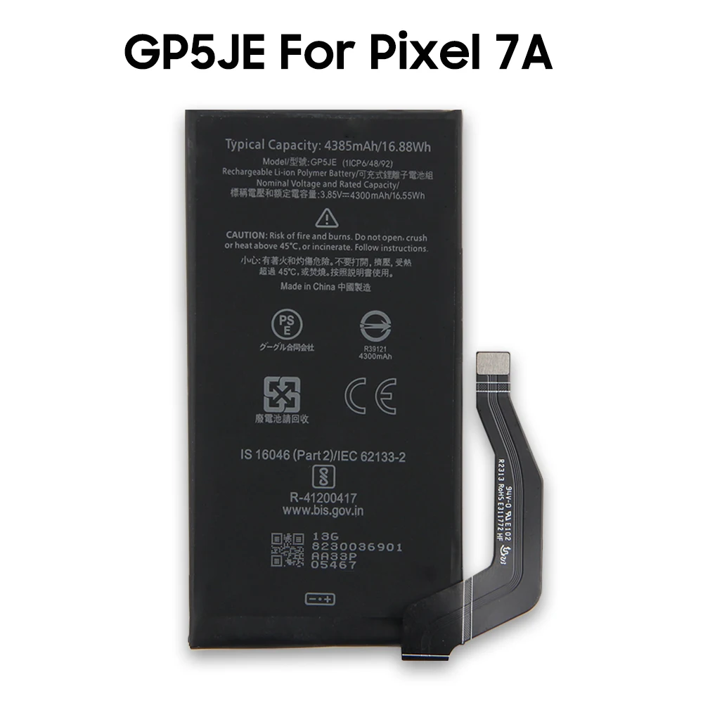 Replacement Phone Battery GMF5Z GZE8U GP5JE For Google Pixel